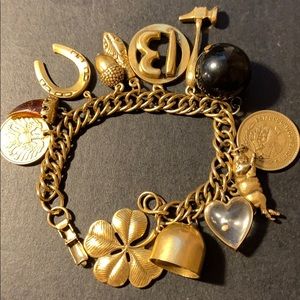 Vintage bracelet with charms